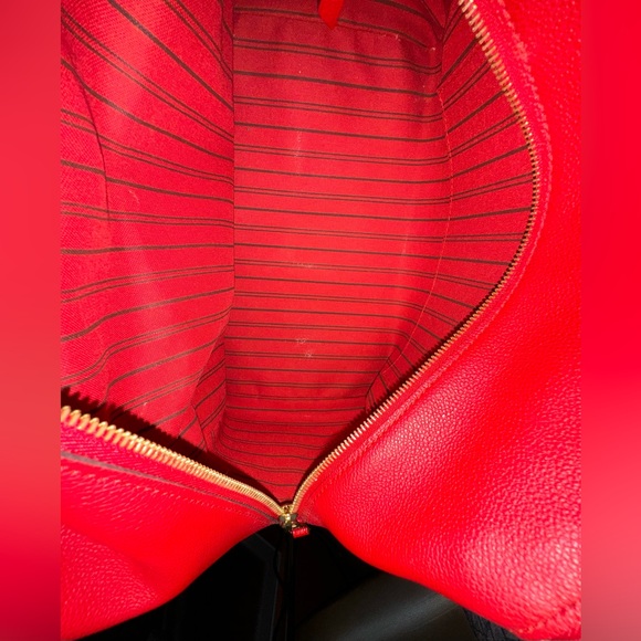 Louis Vuitton Empriente Marais MM Monogram Red Cerise Handbag Satchel Poignant - Picture 10 of 16